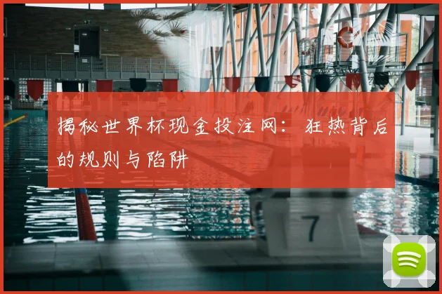 揭秘世界杯现金投注网：狂热背后的规则与陷阱